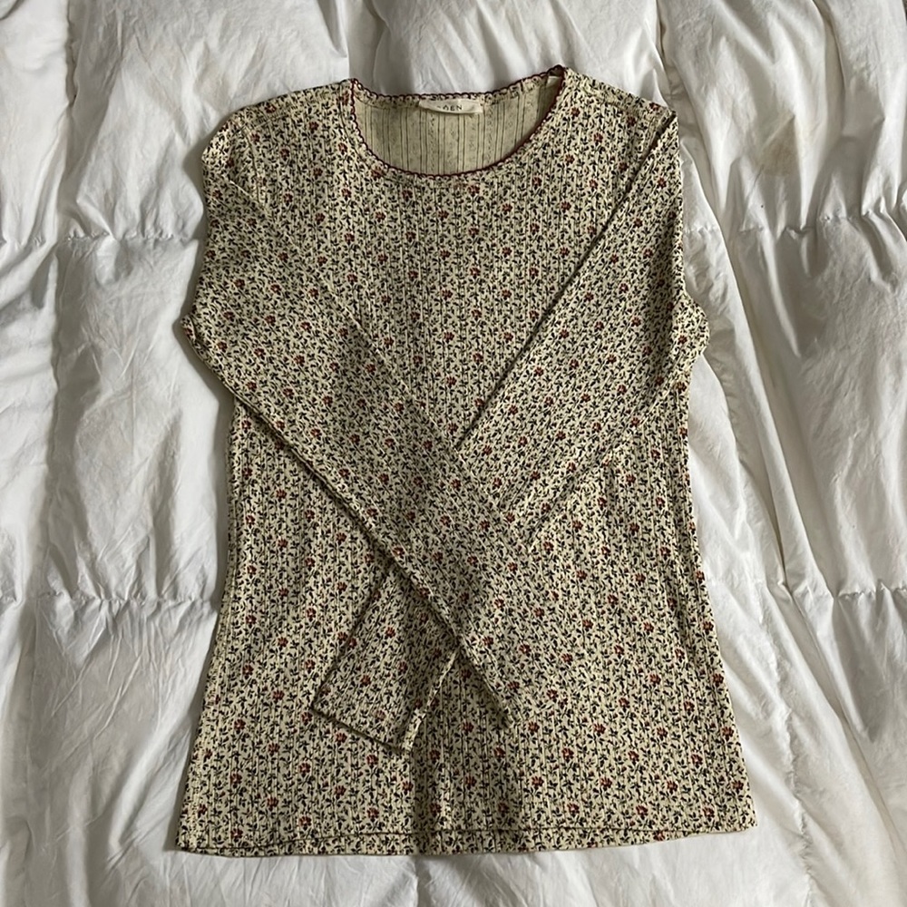 Doen Annie Tee in Windswept Dahlia size: Medium